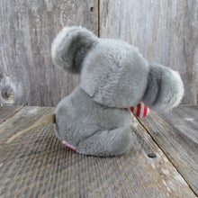 Load image into Gallery viewer, Vintage Mouse Christmas Plush Stuffed Dakin Fun Farm Animal 1982 Doll Toy Gray - At Grandma&#39;s Table
