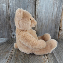Load image into Gallery viewer, Vintage Teddy Bear Plush Gund Tan Brown Flocked Nose Sad Eyes Stuffed Animal 1992 - At Grandma&#39;s Table