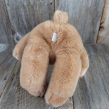 Load image into Gallery viewer, Vintage Teddy Bear Plush Gund Tan Brown Flocked Nose Sad Eyes Stuffed Animal 1992 - At Grandma&#39;s Table