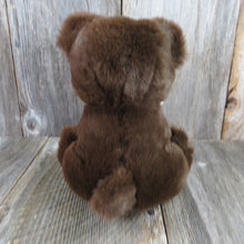 Load image into Gallery viewer, Vintage Teddy Bear Plush Sitting Stuffed Animal Brown Tan American Wego 10 inches - At Grandma&#39;s Table