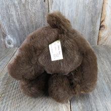 Load image into Gallery viewer, Vintage Teddy Bear Plush Sitting Stuffed Animal Brown Tan American Wego 10 inches - At Grandma&#39;s Table