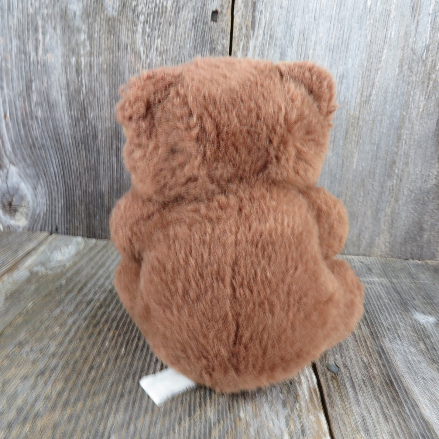 Vintage Teddy Bear Plush Brown Nose Sad Eyes Stuffed Animal Small 7 Inches - At Grandma's Table