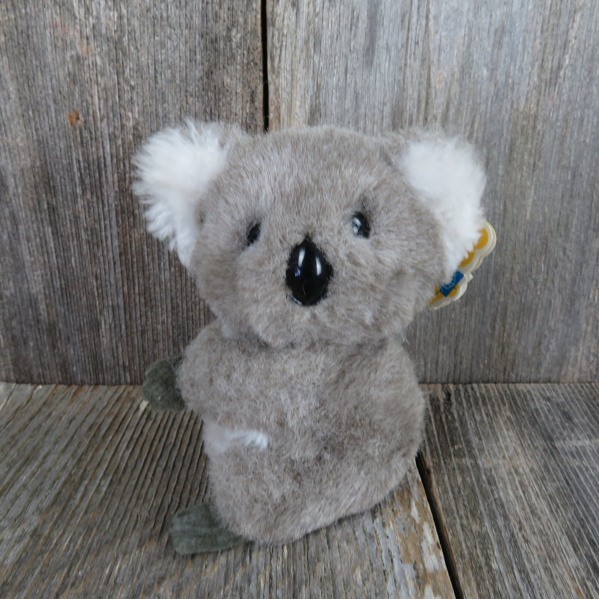 Vintage Koala Plush Stuffed Animal Dakin Aussie Grey Fun Farm Stuffed Animal 1983  Nut Filled Korea - At Grandma's Table