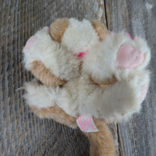 Load image into Gallery viewer, Vintage Baby Kitten Plush Kitty Kitty Cat Stuffed Animal Tyco 1995 Purrs Pink Bow Brown and White - At Grandma&#39;s Table