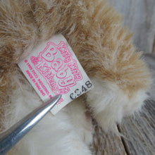 Load image into Gallery viewer, Vintage Baby Kitten Plush Kitty Kitty Cat Stuffed Animal Tyco 1995 Purrs Pink Bow Brown and White - At Grandma&#39;s Table