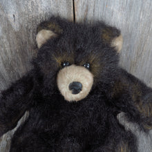 Load image into Gallery viewer, Vintage Teddy Bear Plush Stuffed Animal Mary Meyer Black Brown Long Hair - At Grandma&#39;s Table