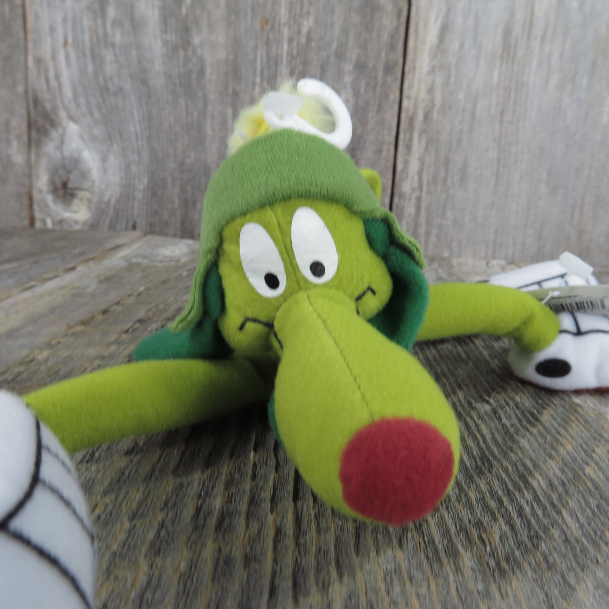 Vintage Marvin Martian K-9 Dog Beanie Plush Looney Tunes Applause Stuffed Animal 1999 Green - At Grandma's Table