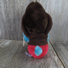Load image into Gallery viewer, Vintage Cowboy Smurf Plush Wallace Berrie Character Stuffed Animal Blue Red Brown 1983 - At Grandma&#39;s Table