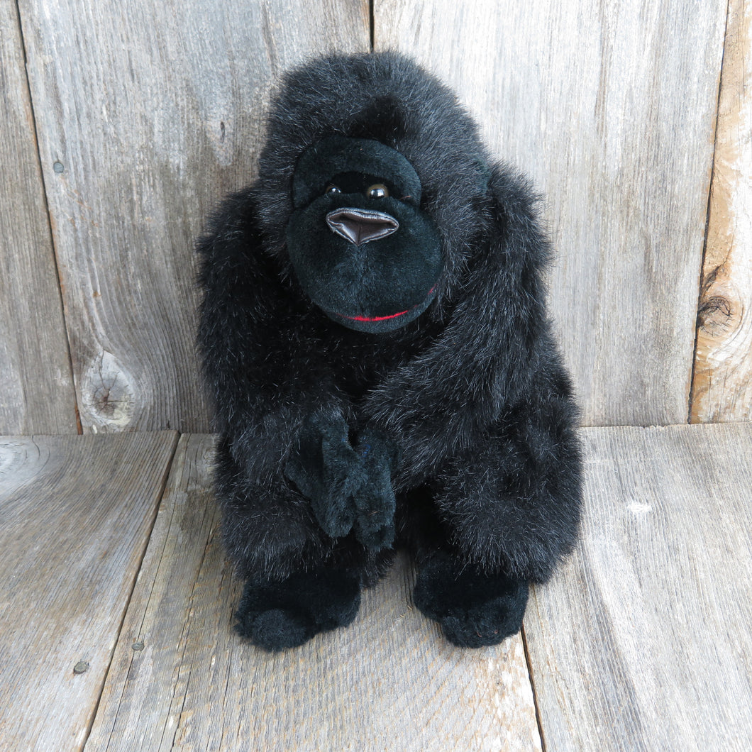 Vintage Gorilla Plush Monkey Ape Park Avenue Korea Red Mouth Stuffed Animal Primate Toy Doll - At Grandma's Table