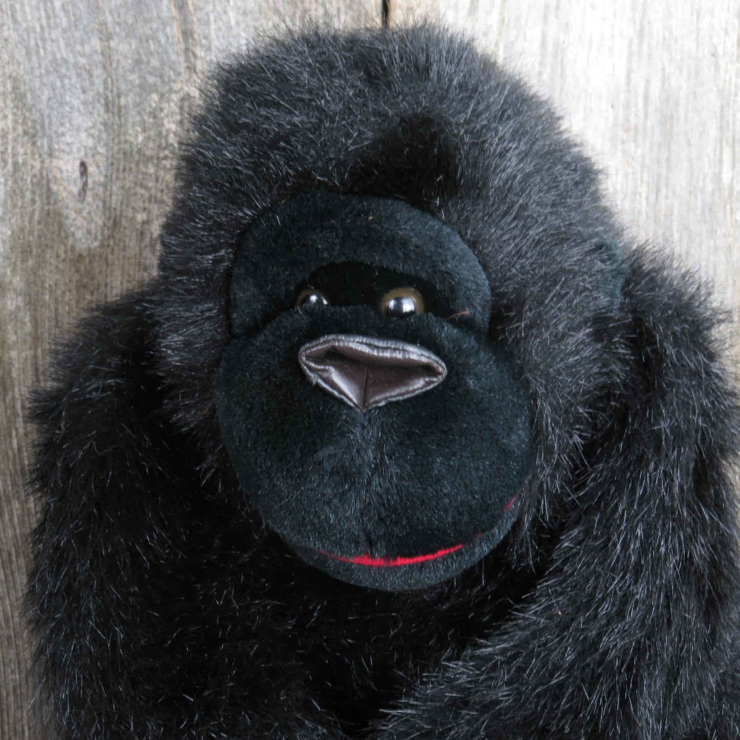 Vintage Gorilla Plush Monkey Ape Park Avenue Korea Red Mouth Stuffed Animal Primate Toy Doll - At Grandma's Table