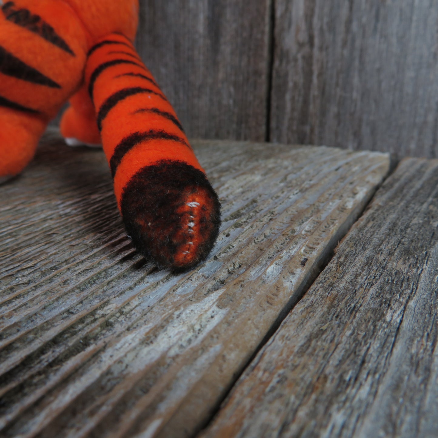 Vintage Tony the Tiger Plush Kellogg's Frosted Flakes Mascot Jointed Stuffed Animal Orange Black 1997 - At Grandma's Table