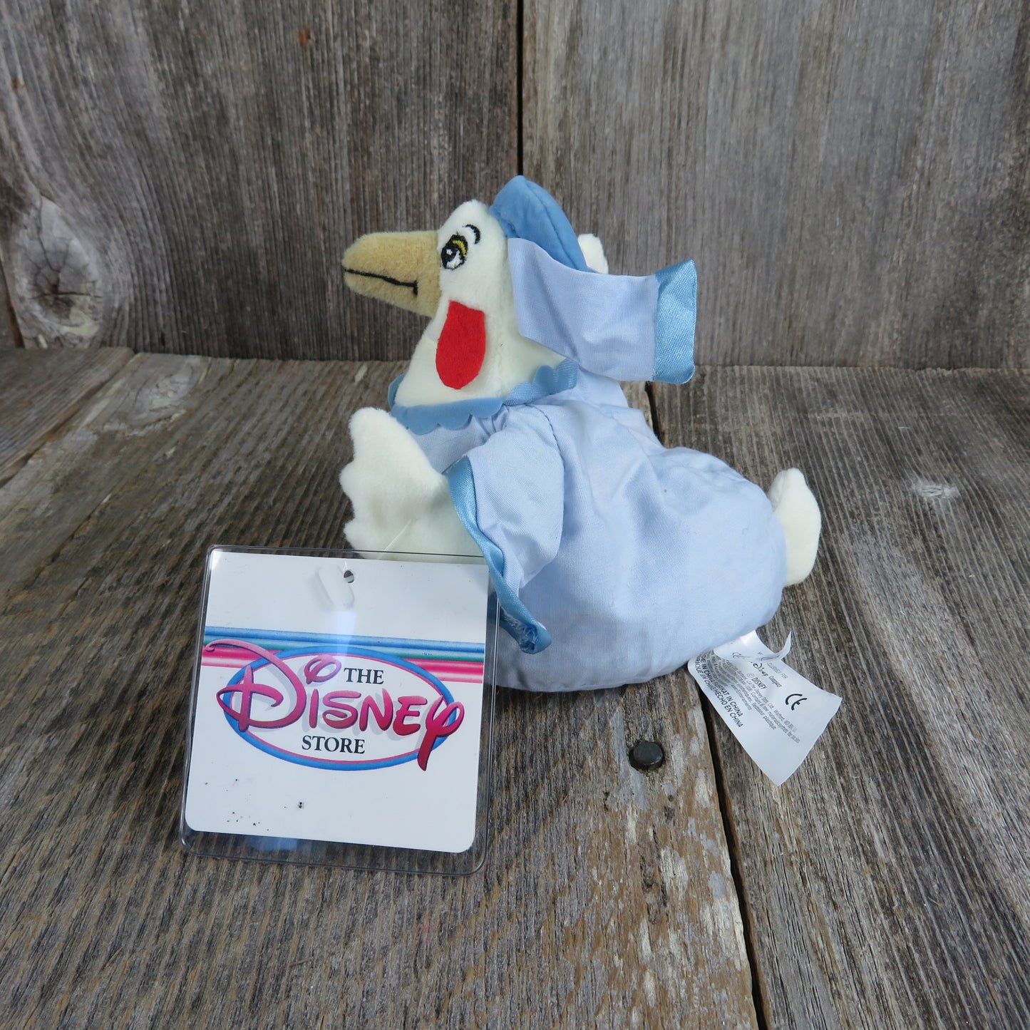 Vintage Lady Kluck Chicken Plush Bean Bag Robin Hood Disney Store Beanie Stuffed Animal 1990s - At Grandma's Table