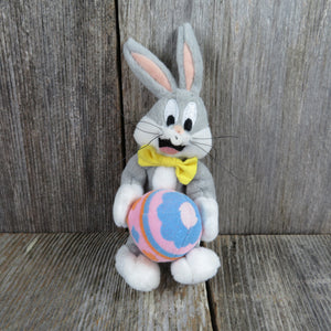 Vintage Bugs Bunny Bean Bag Plush Easter Egg Bow Tie Looney Tunes  Beanie Warner Brothers Store Stuffed Animal 1998 - At Grandma's Table