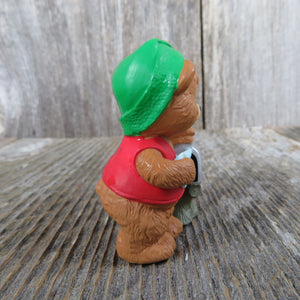 Vintage Teddy Bear Mom and Dad Ornament Christmas Hallmark Mailbox 1990 Dated - At Grandma's Table