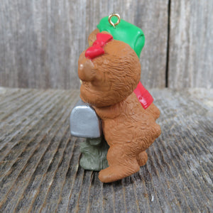 Vintage Teddy Bear Mom and Dad Ornament Christmas Hallmark Mailbox 1990 Dated - At Grandma's Table