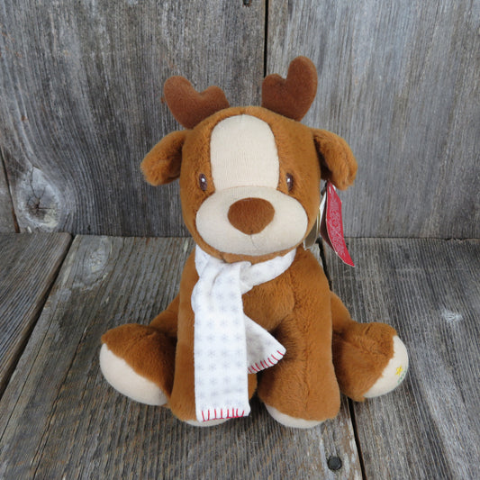 Deer Plush Baby Gund My First Christmas Stuffed Animal Antlers Whimsy Wishes UK - At Grandma's Table