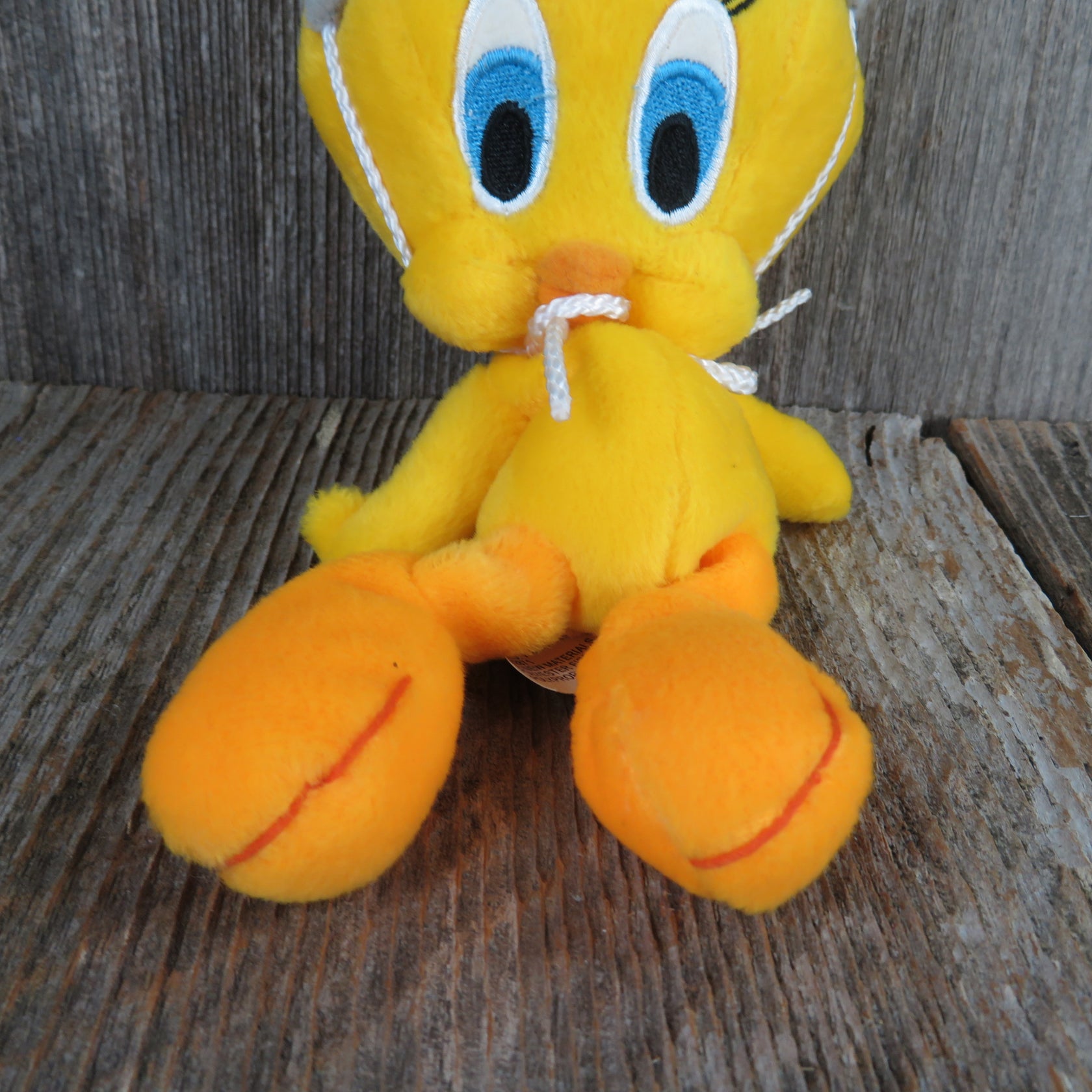 Vintage Tweety Bird Bean Bag Plush Bunny Ears Looney Tunes Beanie Warn ...