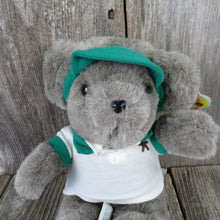 Load image into Gallery viewer, Vintage Koala Bear Plush Ace Green Visor Hat White Polo Shirt Snuggables Graphics International 1983 Korea Stuffed Animal - At Grandma&#39;s Table