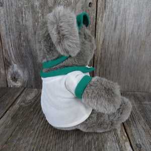 Vintage Koala Bear Plush Ace Green Visor Hat White Polo Shirt Snuggables Graphics International 1983 Korea Stuffed Animal - At Grandma's Table