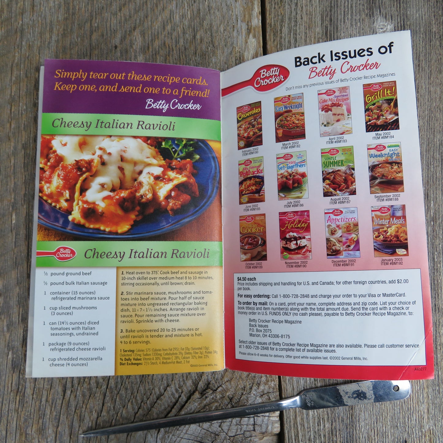 Slow Cooker Betty Crocker Cookbook Pamphlet Grocery Store Booklet February 2003 #193