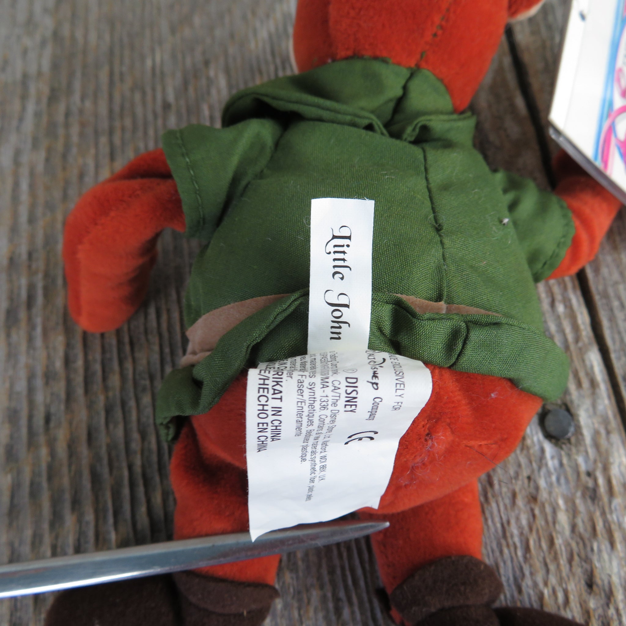 Vintage Robin Hood Little John Bear Plush Bean Bag Disney Store Beanie vintage-robin-hood-little-john-bear-plush-bean-bag-disney-store-beanie