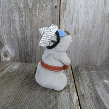 Load image into Gallery viewer, Vintage Gopher Winnie the Pooh Plush Paper Captain Hat Disney Stuffed Animal Bean Bag Star Bean - At Grandma&#39;s Table