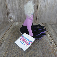 Load image into Gallery viewer, Vintage Ursula Sea Witch Plush Bean Bag Little Mermaid Disney Store Purple Beanie Stuffed Animal 1990s - At Grandma&#39;s Table