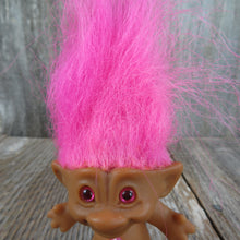 Load image into Gallery viewer, Vintage Troll Doll Pink Eyes Hair and Diamond Belly Button Ace Novelty - At Grandma&#39;s Table