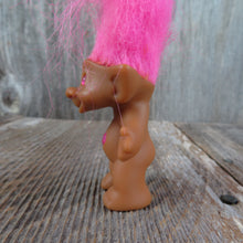 Load image into Gallery viewer, Vintage Troll Doll Pink Eyes Hair and Diamond Belly Button Ace Novelty - At Grandma&#39;s Table