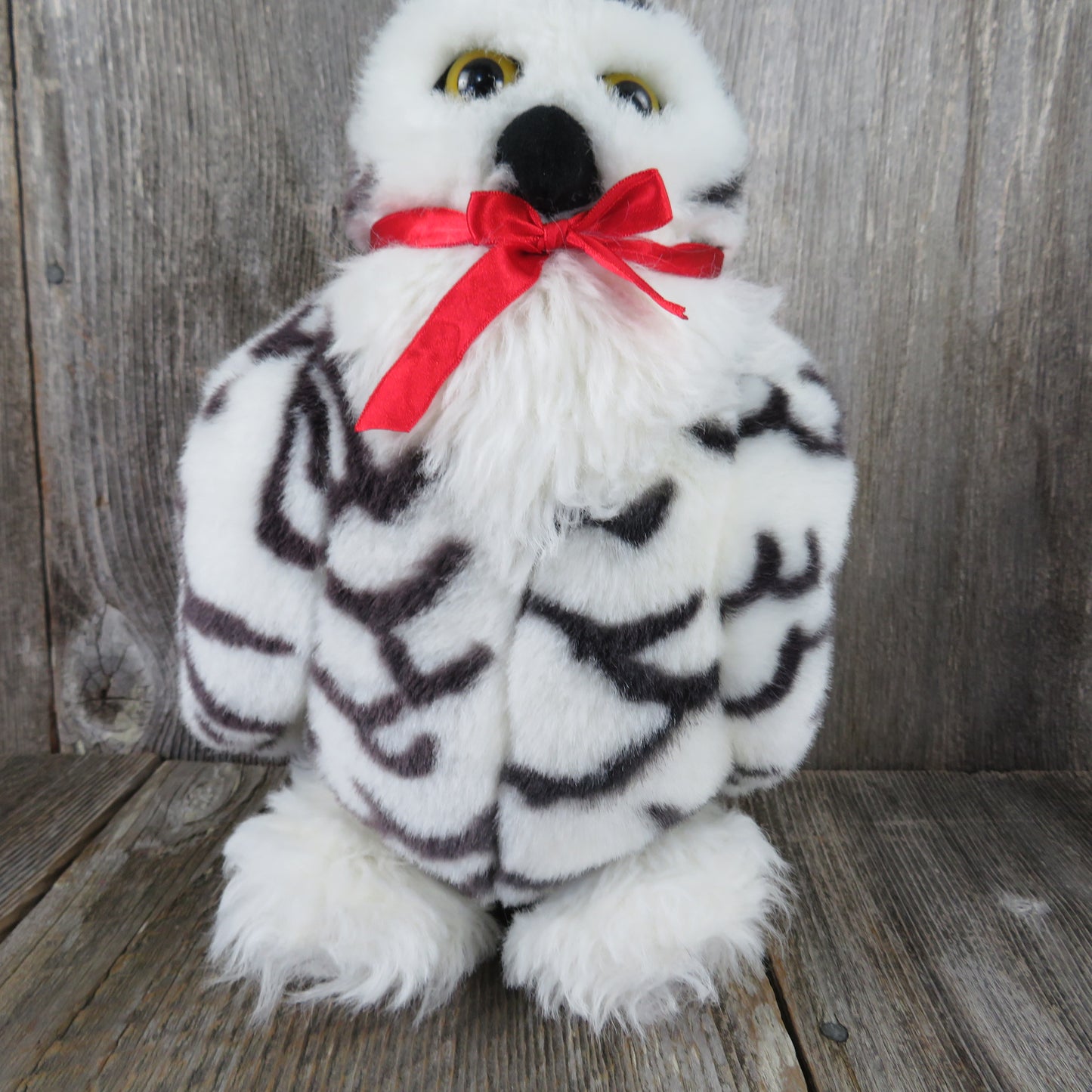 Vintage Snow Owl Plush Applause World Wild Life Bird Stuffed Animal Forest Animal 1989 - At Grandma's Table