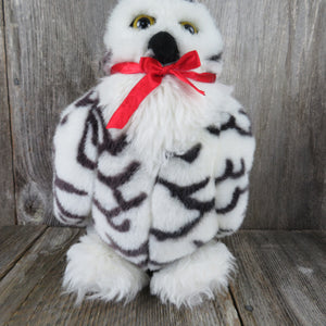 Vintage Snow Owl Plush Applause World Wild Life Bird Stuffed Animal Forest Animal 1989 - At Grandma's Table