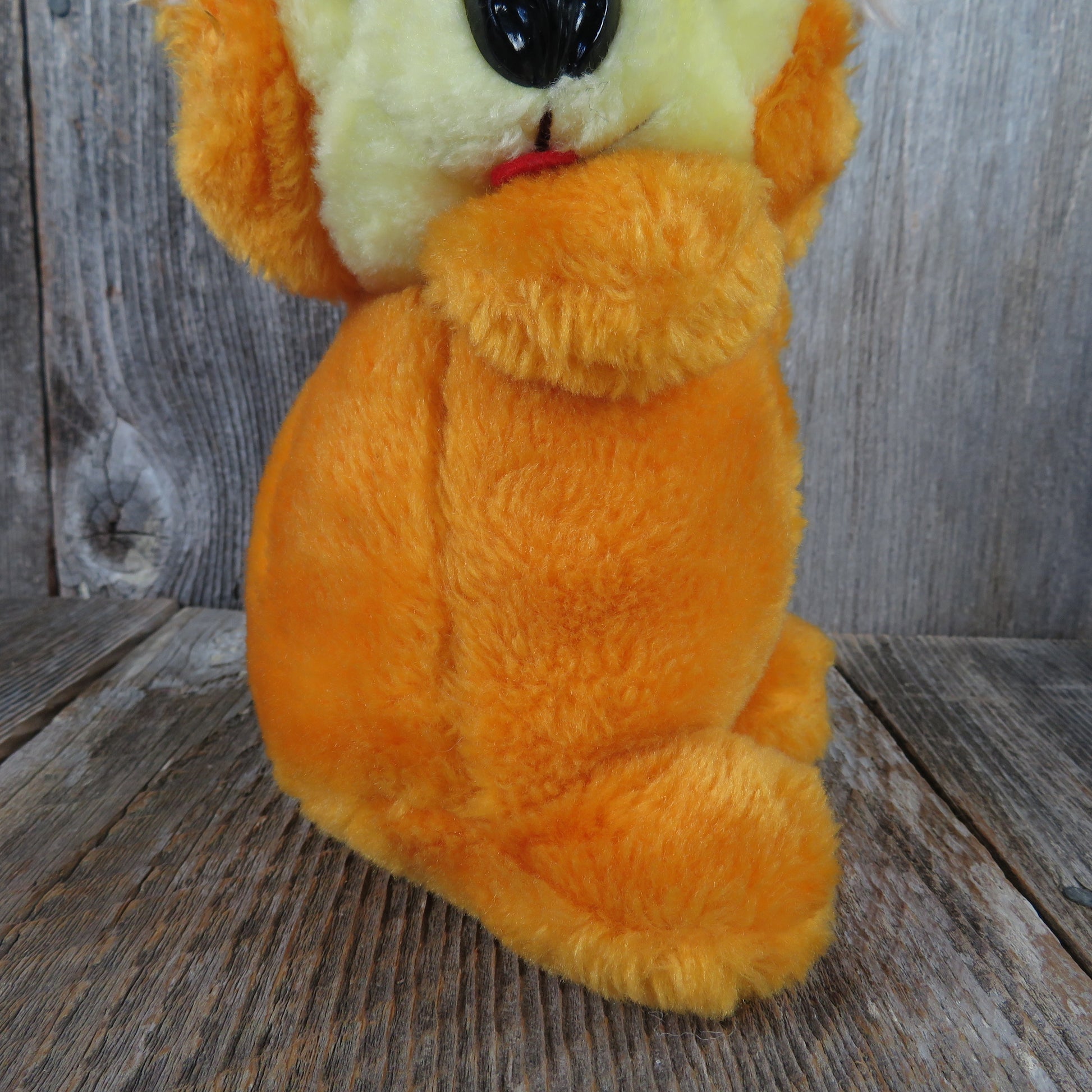 Vintage Koala Bear Plush Orange Yellow Glass Eyes Stuffed Animal - At Grandma's Table