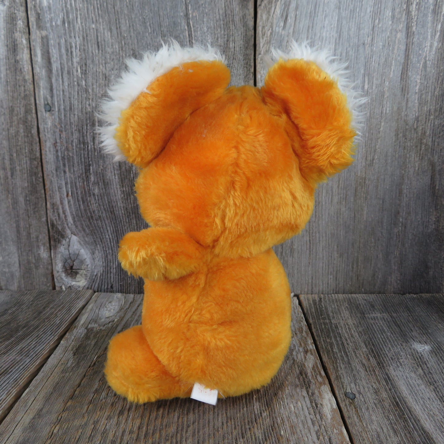 Vintage Koala Bear Plush Orange Yellow Glass Eyes Stuffed Animal - At Grandma's Table