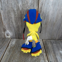 Load image into Gallery viewer, Vintage Tweety Bird Bean Bag Plush Rollerblades Skates Helmet Looney Tunes  Beanie Ace Stuffed Animal 1998 - At Grandma&#39;s Table