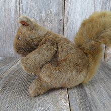 Load image into Gallery viewer, Vintage Squirrel Puppet Stuffed Animal Hug Fun Brown Red White Hugfun Plush