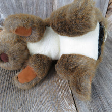 Load image into Gallery viewer, Vintage Squirrel Puppet Stuffed Animal Hug Fun Brown Red White Hugfun Plush