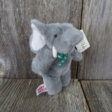 Load image into Gallery viewer, Vintage Elephant Finger Puppet Plush Mary Meyer Stuffed Animal Tippy Toes 1994