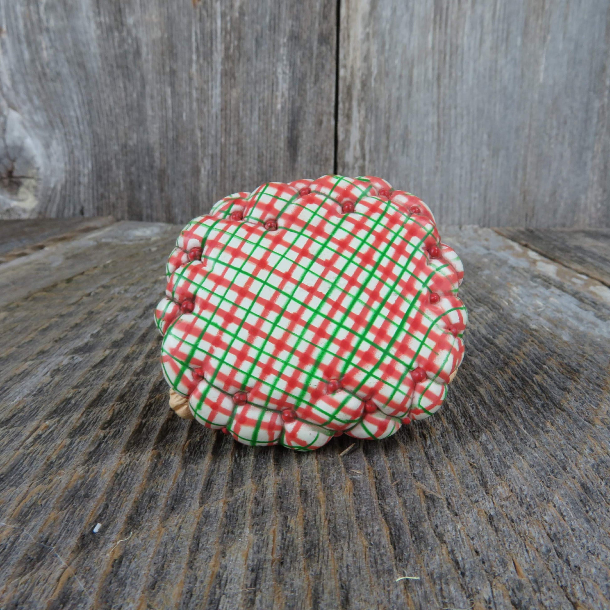 Vintage Puppy Dog Sleeping Christmas Ornament - At Grandma's Table