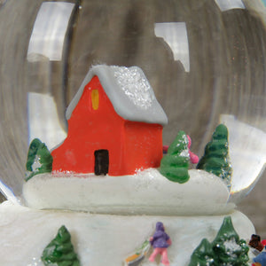Ice Skater's Delight Snow Globe Hallmark Ornament Winter Wonderland 2005 - At Grandma's Table