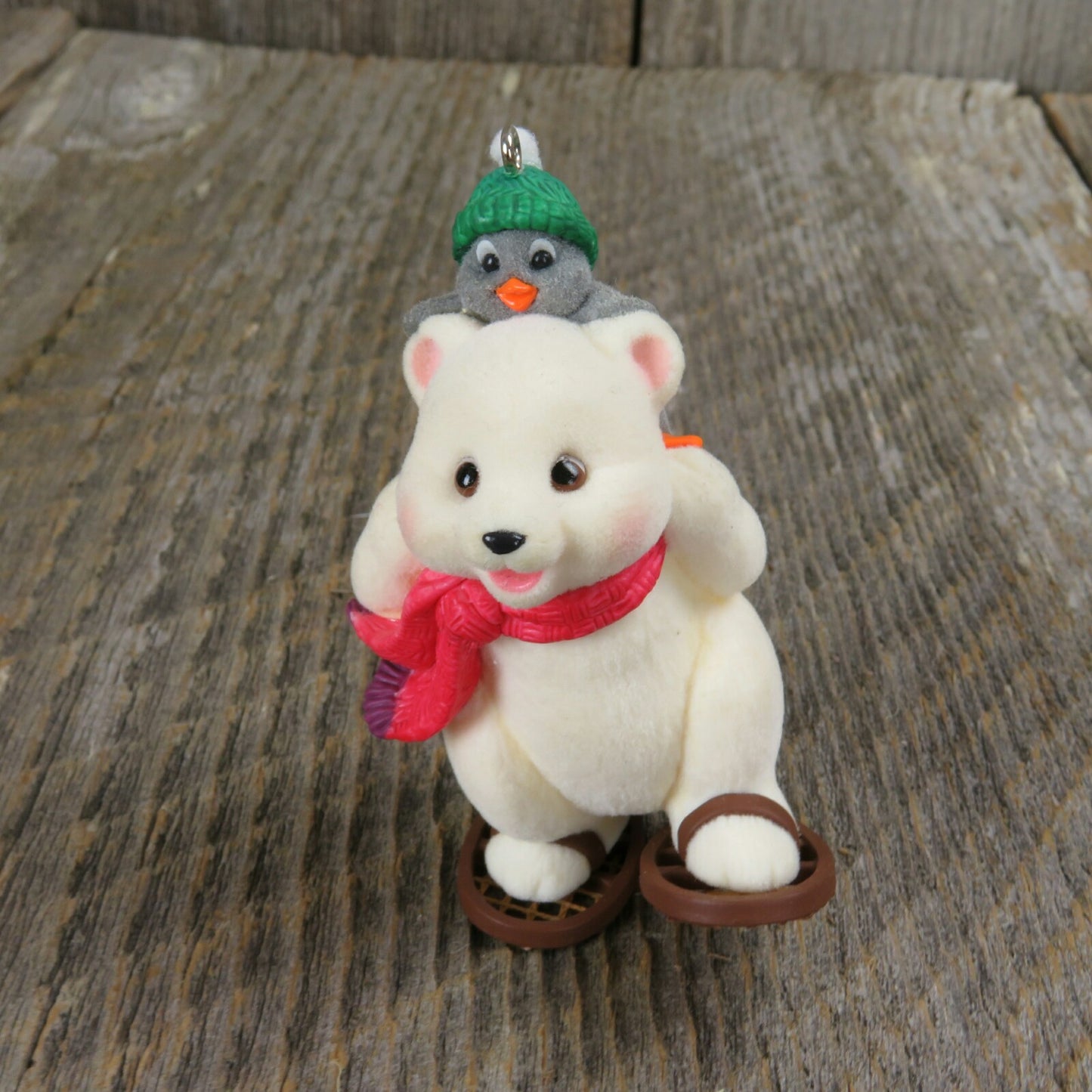 Snowshoe Taxi Hallmark Keepsake Christmas Tree Ornament Snowman Penguin 2003 - At Grandma's Table