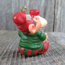 Load image into Gallery viewer, Vintage Thimble Elf Hallmark Keepsake Christmas Ornament 1983 6th in Collectible Series Holiday Decoration - At Grandma&#39;s Table