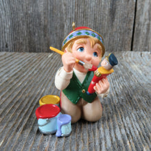 Load image into Gallery viewer, Vintage Arctic Artist Hallmark Keepsake Christmas Ornament 1999 Membership Holiday Decor - At Grandma&#39;s Table