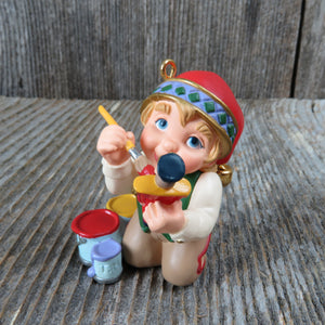 Vintage Arctic Artist Hallmark Keepsake Christmas Ornament 1999 Membership Holiday Decor - At Grandma's Table