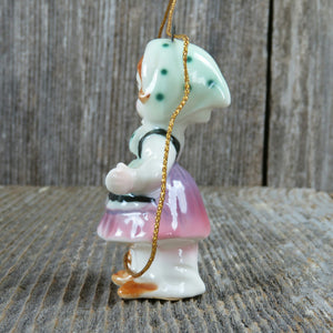 Vintage Shepherd Girl Ornament Walt Disney Productions It's a Small World Japan Christmas - At Grandma's Table