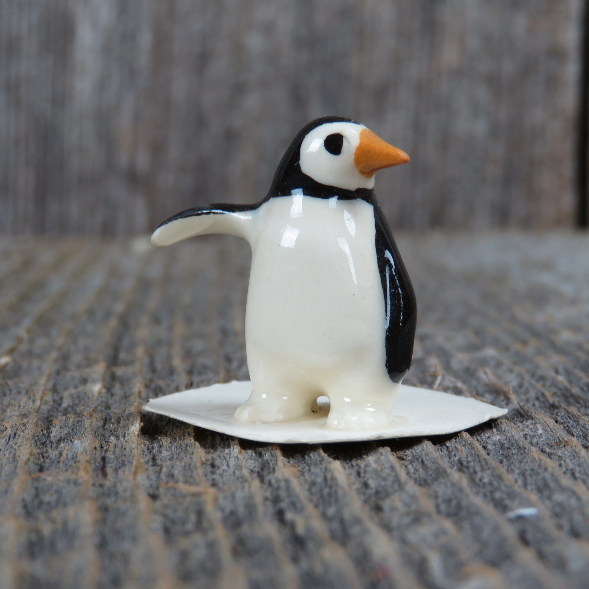 Penguin Chick Bird Figurine Hagen Renaker Porcelain Arctic Snow Mini Tiny Figure House Decor - At Grandma's Table