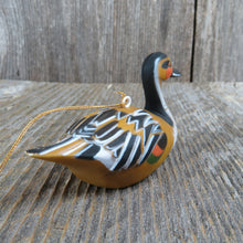 Load image into Gallery viewer, Vintage Fulvous Whistling Duck Ornament Bird Christmas Yellow Decoy Hong Kong Christmas Decor - At Grandma&#39;s Table