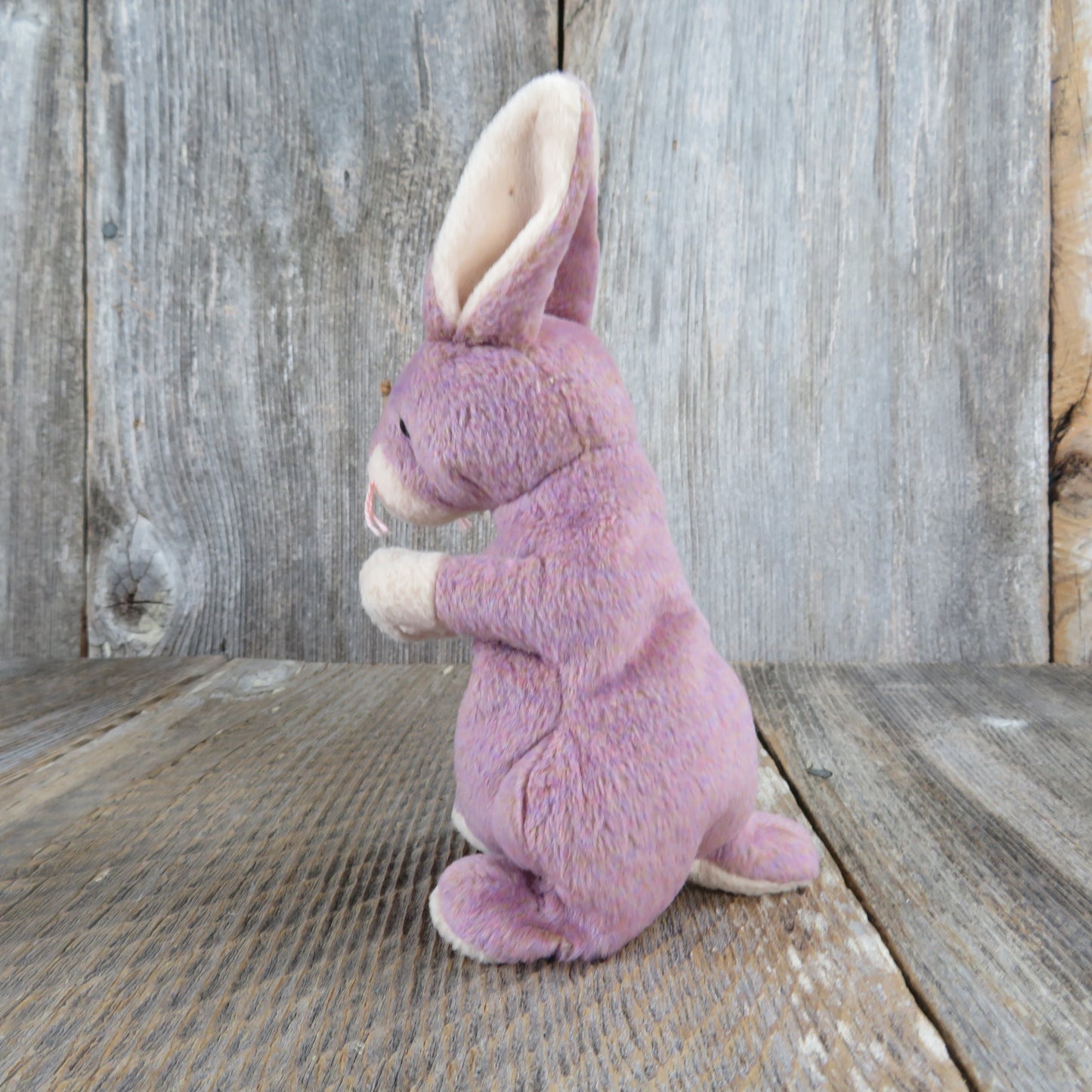 Vintage Lavender Bunny Plush Beanie Baby Springy Ty Purple Rabbit 2000 Bean Bag Stuffed Animal