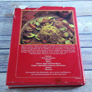 Vintage Cookbook Betty Crocker International Cookbook Recipes 1980 Hardcover Starters Seafood Poultry Meats First Edition