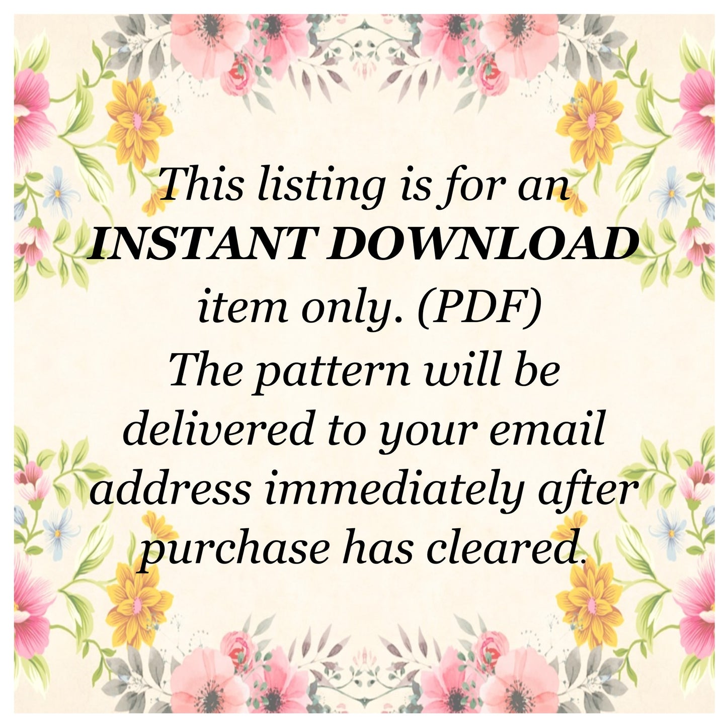 Sharon's Rose Vintage Knit Afghan Pattern Download PDF - At Grandma's Table