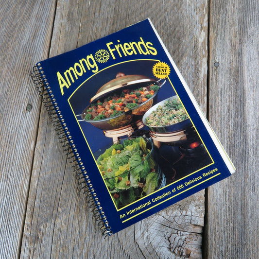 Vintage Rotary International Cookbook Among Friends  Recipes International District 536 Club Group 1987
